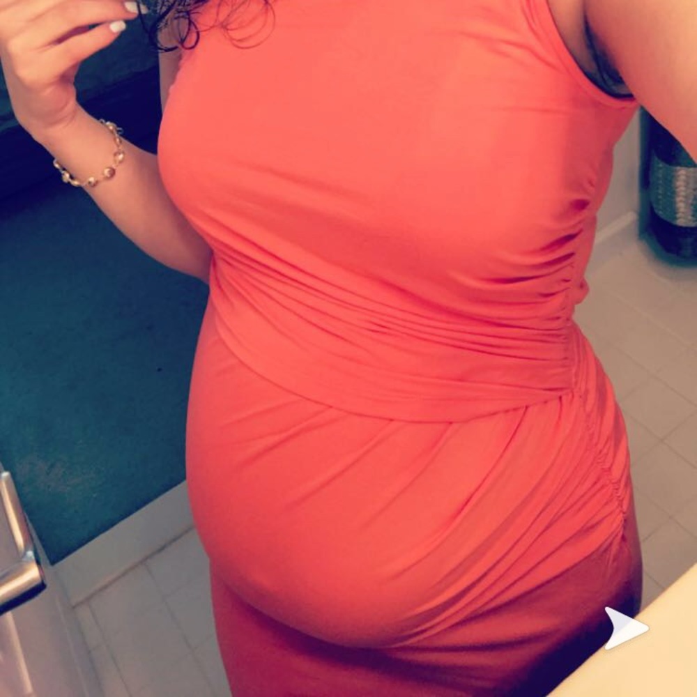 Motherhood nursing maxi dress
